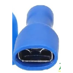 Terminal aislada para calibre 14-16 color azul