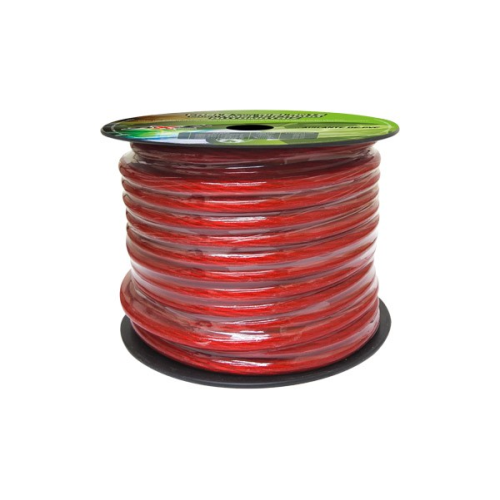 Cable Calibre 4 Para Amplificador de Audio Automotriz Color Rojo x metro 080-520