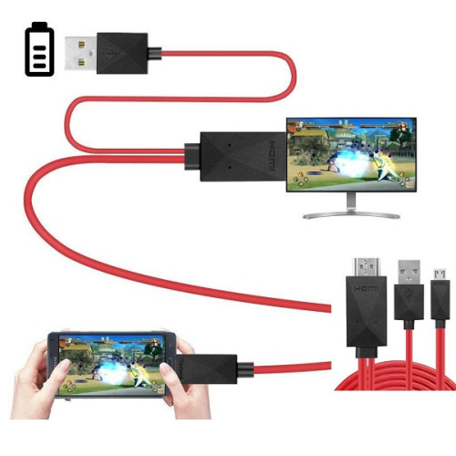 CABLE HDMI A MICRO USB P/ TELEFONO