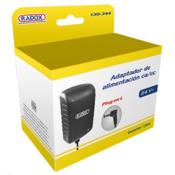 Eliminador 24V 1.5A con plug en L 36W