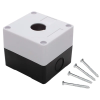 Botonera de 1 orificio de 22mm para interruptores y luces indicadoras