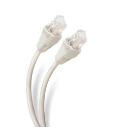 Cable de red UTP 2m CAT 6E de color gris marca Steren