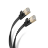 Cable de red plano categoria 7 color negro Steren