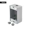 Condulet rectangular 3/4" tipo FS de 3 salidas