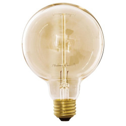 Lámpara incandescente vintage 40 w tipo globo, volteck 47105
