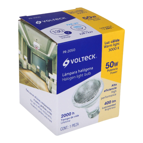 Lampara de halógeno 75w luz cálida 900lm 47248