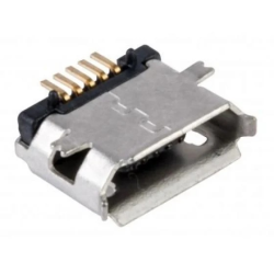 Conector micro USB para soldar 5 pines soldado en superficie