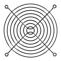 Rejilla de metal para ventilador de 120mm x 120mm