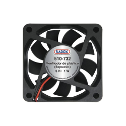 Ventilador 5V pequeño de 5x5x1cm 1W 4500 RPM