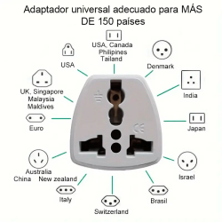 Adaptador Universal Enchufe Adaptador Corriente