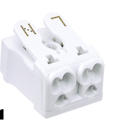 2 Bloque de terminal 3 entradas 3 salidas linea y neutro