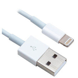 CABLE USB P IPHONE 5 1MT BLANCO