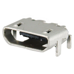 Conector micro USB 5 pines y 4 pines para circuito impreso