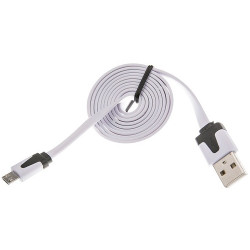 CABLE USB TIPO A A MICRO USB NEGRO 1mt