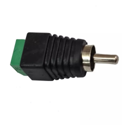 Plug Rca Macho C/ Terminal Atornillable