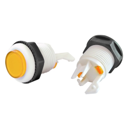 Botón amarillo, para videojuegos o alarmas