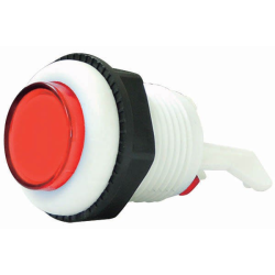 Botón rojo, para videojuegos o alarmas