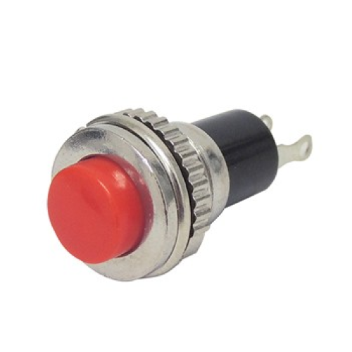 Botón pulsador color rojo NA 3A 125VCA 835-219