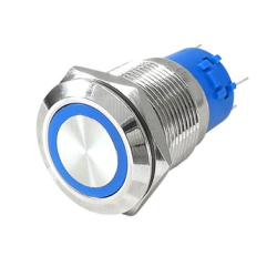 Switch de enclave de botón tipo push 3A 12-24VCD
