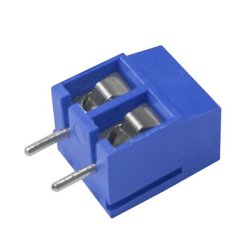 Terminal Clema Con 2 Tornillos, Para Circuito Impreso