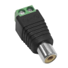 Conector jack RCA hembra con borne