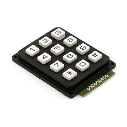 TECLADO 4X3 CON PLACA BASE