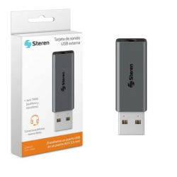 Tarjeta de sonido USB externa con jack 3,5 mm