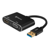 Adaptador usb3.0 a HDMI y VGA