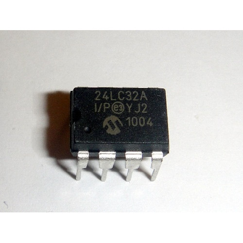 24LC32A-I/P EEPROM SERIE I2C 32K (8KX8) 2.5V-5.5V