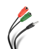 Adaptador de audio y micrófono