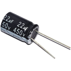 Capacitor electrolítico 22uf 450v