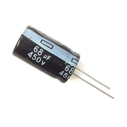 Capacitor electrolítico 68uf 450v