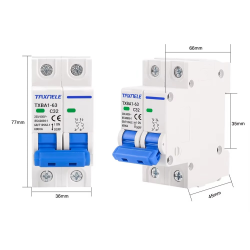 Disyuntor protección contra sobre carga 20A 400VCA TXBA1-63