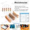 Kit de 600 Resistencias 30 Valores 1% 1/4w