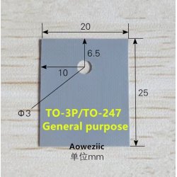 MICA PARA TRANSISTOR TO-3 TO-247 TO-220