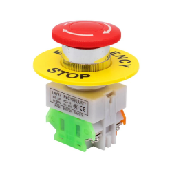 Boton Paro De Emergencia 660v 10a No Nc Push Button Cnc 22mm