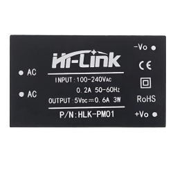 Convertidor AC DC fuente 5v convierte una fuente de entrada de 110 o 220 VCA a 5 VCD