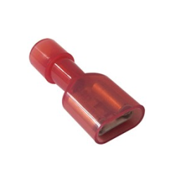 Terminal aislada roja hembra para calibre 18-22