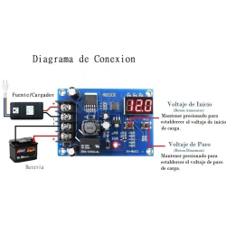 Modulo Control Carga Para Baterías 12~24v Xh-m603