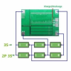 Módulo De Carga/ Descarga De Baterías Litio Bms 12.6v 40a 3s