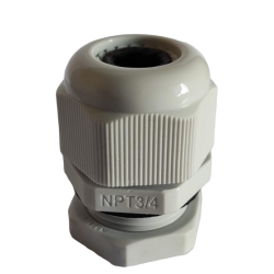 Glándula de 3/4" NPT color blanco