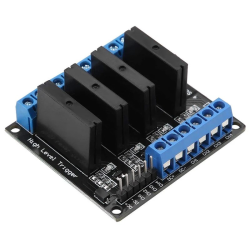 MODULO 4 RELEVADORES 5V 2A 240VCA ESTADO SOLIDO